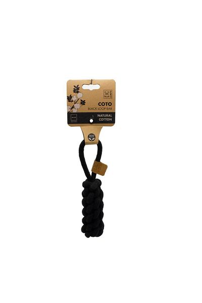 M-PETS Coto Black Loop Bar Knitted Toy 22cm10648508