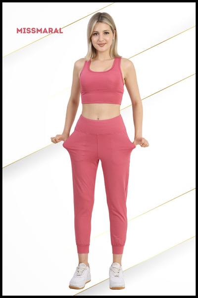 missmaral Trend Jogger 106103 - High Waist Joggers, Comfortable Fit, Double Side Pockets Sports Look