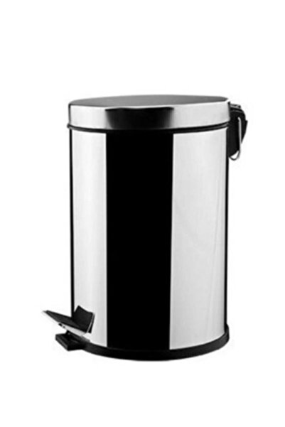 Tema Paslanmaz Metal Pedallı Çöp Kovası 5 Lt