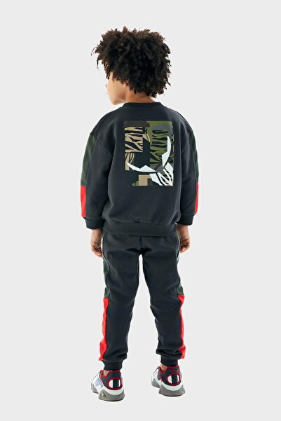 Nebbati Boy's Anthracite Sweatshirt 23PFWNB3415