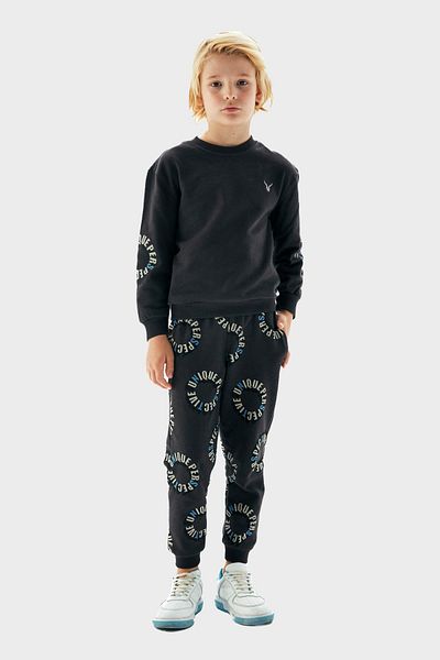 Nebbati Boy's Anthracite Sweatshirt 23PFWNB3410