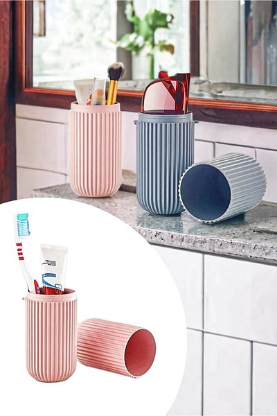 Lova Travel Accessory Carrying Container Glasses Toothpaste Storage Box 6.5x20 cm