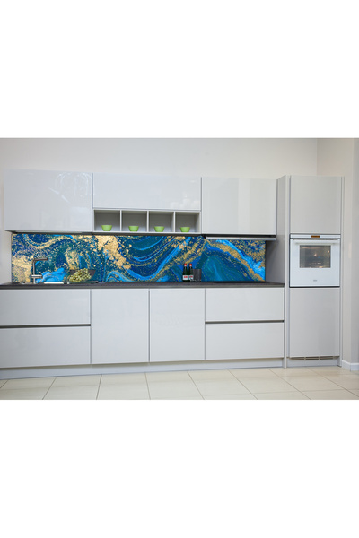 Özbey Reklam Mutfak Tezgah Arası ve Fayans Yapışkanlı Folyo Kaplama (60x400) ...