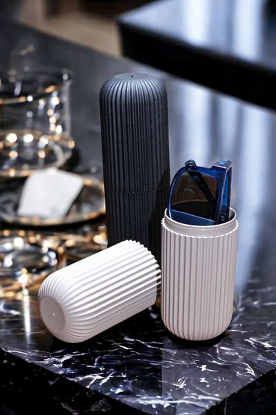 Lova Travel Accessory Carrying Container Glasses Toothpaste Storage Box 6.5x20 cm