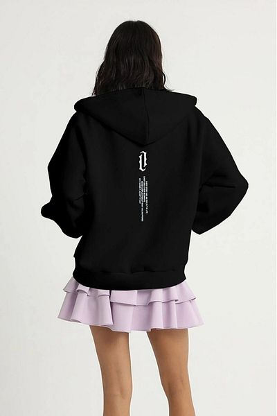 BENROMA Unisex Oversize στάμπα ιδρώτα