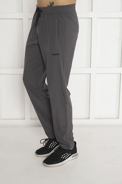 NEED LİFE Men's Smoked Summer Light-breathable Fabric Comfortable Fit Sweatpants