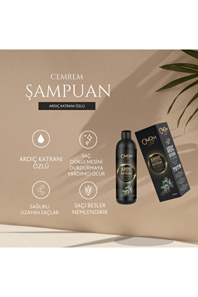 cemremkozmetik Dökülme Karşıtı Ardıç Katranı Özlü Şampuan
