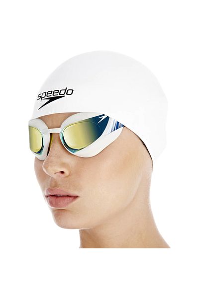 SPEEDO ȘAPĂ BONĂ DE RACING AU WHT/BLU 8-082164284