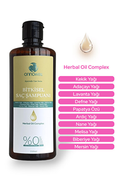 ONNOWELL UNİSEX & BABY - Bitkisel Komplex & Güçlendirici Şampuan 350 ml, Unisex ve Bebek Şampuanı
