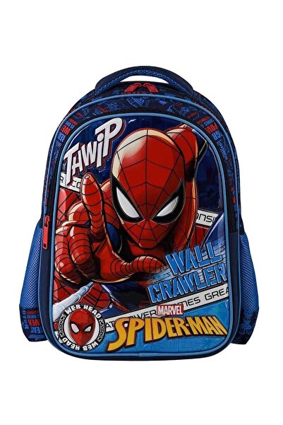 SPIDERMAN Set de geanți și cutie de prânz pentru școala primară licențiată, 2 piese Wall Crawler