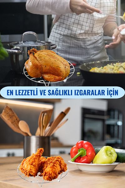 DolphFin Stainless Steel Air Fryer Grill Compatible with XXL Fryers