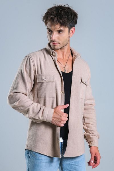 ByTrend Χειμερινό πουκάμισο ξυλοκόπο με σιδερένια κουμπιά MAR 4145