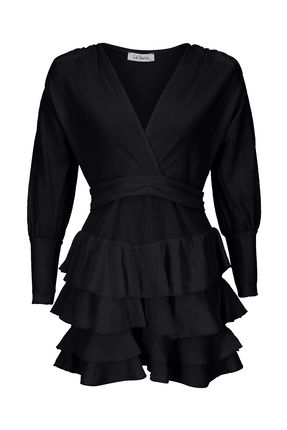 Nikkie jori ruffle on sale dress