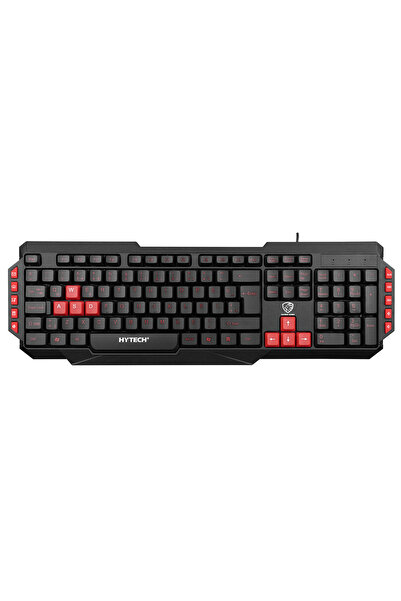 Hytech HYK-46 GAMY Siyah USB Kırmızı Tuşlu Q Gaming Oyuncu Klavyesi
