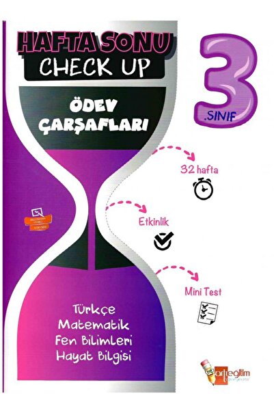 Artı Eğitim Yayınları 3. Sınıf Hafta Sonu Check Up Etkinlikli Mini Testli Öde...