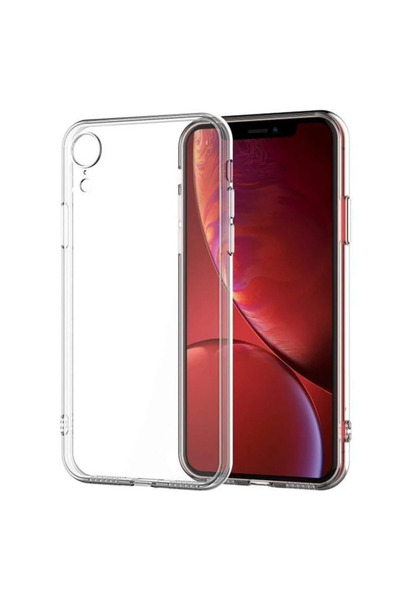Fibaks Apple Iphone Xr Uyumlu Kılıf Yüksek Kalite Ince Yumuşak Şeffaf Süper Silikon