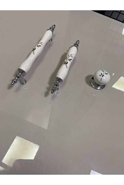 Tomurcuk Kulp 96 Mm Gümüş-beyaz Desenli (1120-10-96-179)