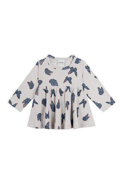 Antebies Butterfly Patterned Stylish Dress