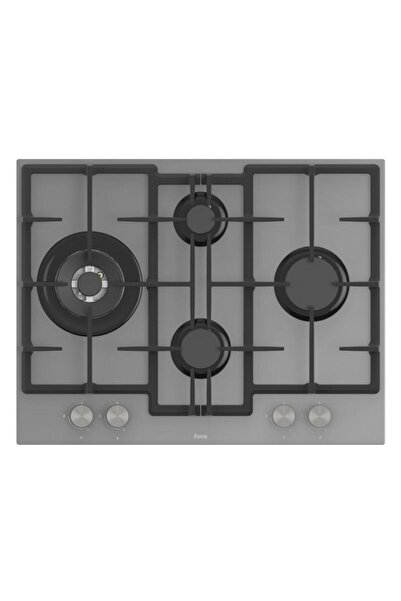 Ferre ED078 67 Cm Gri Ankastre Cam Ocak