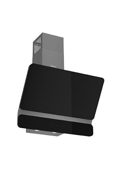 Ferre D080 Çift Camlı Plane Dokunmatik 60 CM Siyah Davlumbaz
