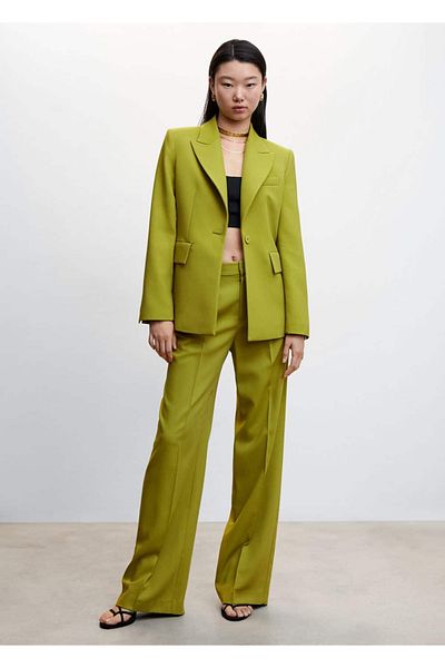 MANGO Woman Sacou Blazer de costum cu buzunare