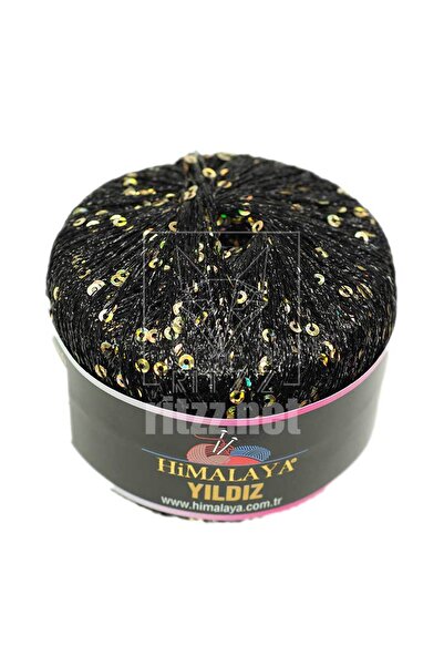 Himalaya Зірка / Чорна з блискітками Золота з блискітками / 58110