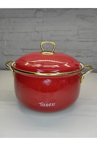 ALANYA HOME DECOR INDUCTION ENAMEL PAN INDUCTION ENAMEL POT 20X13 CM 4 LT