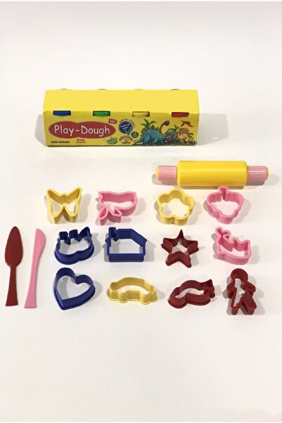 Play Dough Oyun Hamuru Ve Oyun Hamuru Kalıbı Seti 4lü 15 Parça