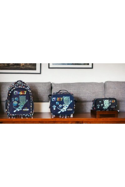 Me Çanta SET GEANT DE Școală BĂIEȚI LICENȚIAT PJ MASKS POWER HEROES (3 BUC.)