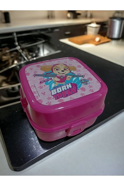 WİGGLE Paw Patrol Girl's Pink Colored Feeding Bowl