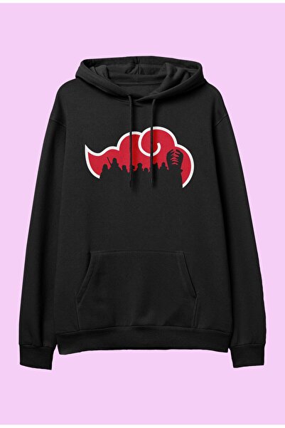 CONSTRAİN Φούτερ με κουκούλα OWERSİZE Uchiha Itachi Naruto με στάμπα χαρακτήρ...