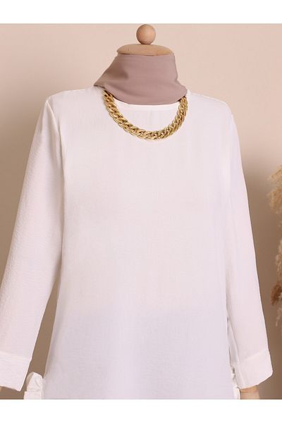 Modamorfo Frilly Side Hijab Ayrobin Tunic