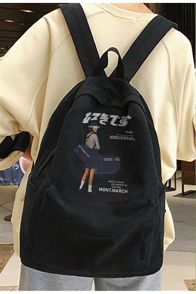 Touz Iddeverray Printed Unisex Backpack - Blunt Blunt March