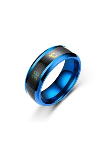 Genel Markalar Ateş Ölçen Akıllı Yüzük Mavi Rengi Ateş Ölçer