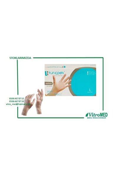 Generic Brand قفازات كبيرة من الفينيل بدون مسحوق 100 قطعة