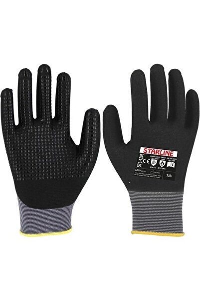 Starline STL-1206 Köpük Nitril Puanlı Eldiven No:9