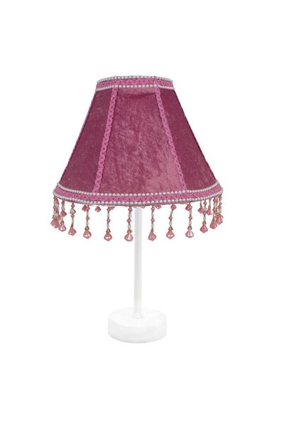 Dekovien Vintage Dried Rose Velvet Lampshade with Metal Legs - AB0724