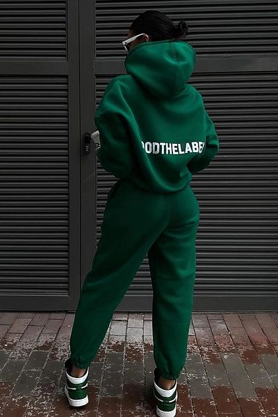 Machetta Σετ φούτερ με κουκούλα Unisex 'Moodthelabel' με στάμπα 3 κλωστών