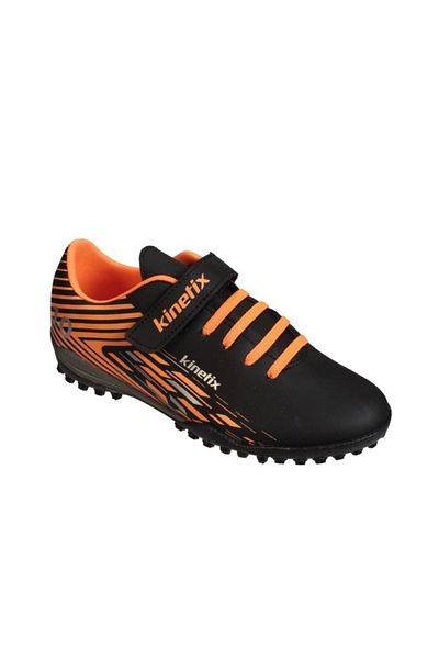Kinetix KİNETİX Boy's Black Leather Velcro Carpet Field