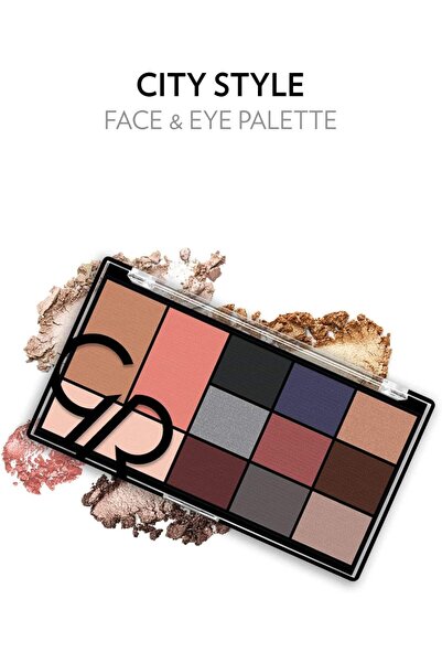 Golden Rose City Style Face&eye Palette No:02 Smokey 1 Paket