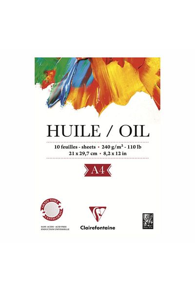 Clairefontaine Huile Oil Ho96311 A4 240Gr 10Yp