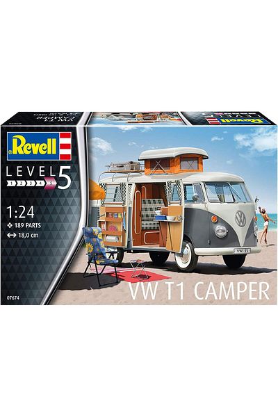 REVELL نموذج نموذج عدة Vw T1 Camper 07674