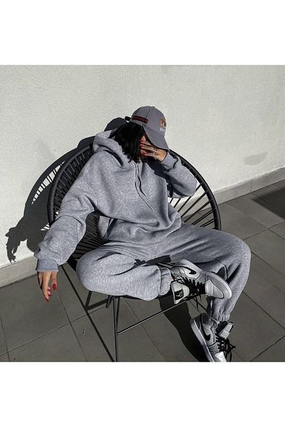 LADY FACE Winter Oversize Tracksuit Set