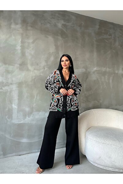 newmisal بدلة تريكو مطرزة