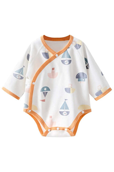 naynes Baby Long Sleeve Body & Bodysuit Sailboat Orange 24-36 Months