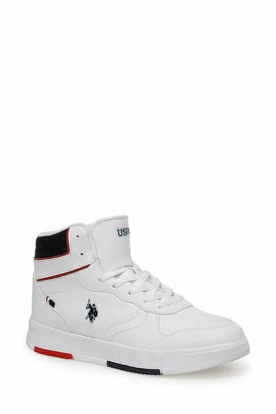 U.S. Polo Assn. Πόλο Ασν. Ανδρικά παπούτσια μπάσκετ Λευκά Α 10138987412010 101389874   Andrei Hi 3Pr