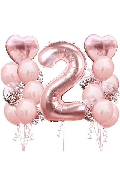 DÜVENCİ TİCARET ROSE GOLD BALLOON SET