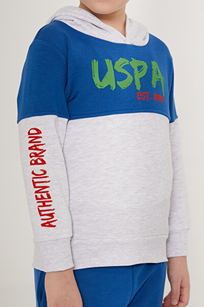 U.S. Polo Assn. Erkek Çocuk Kapüşonlu Lisanslı Authentic Brand Eşofman Takımı