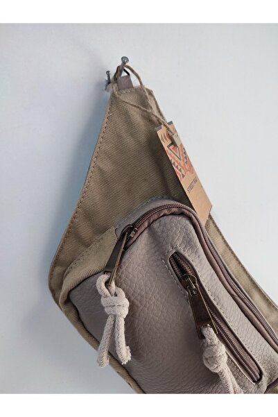 Street Bag Burgundy Leather Waist Bag 3 Compartment Waist Bag Unisex Colorful Shoulder and Waist Bag