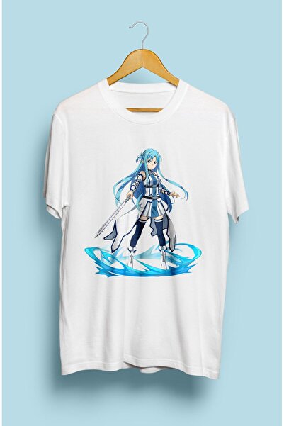 CONSTRAİN Sword Art Online Yuuki Asuna (plava kosa) majica sa anime likom
